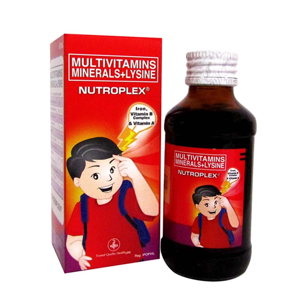 Nutroplex 60mL Syrup Multivitamins For Children Intelligence | Lazada PH