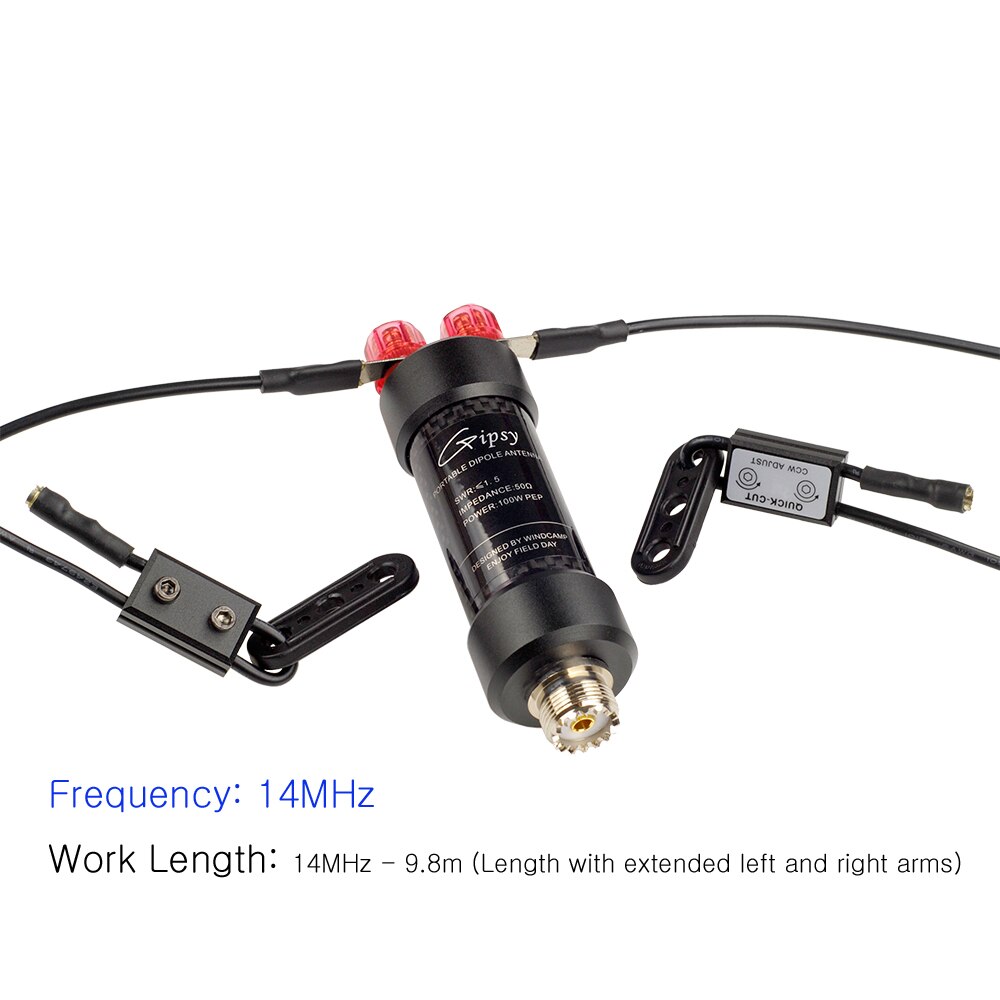 WINDCAMP Gipsy SingleBand Dipole Antenna for Ham Radio Waterproof