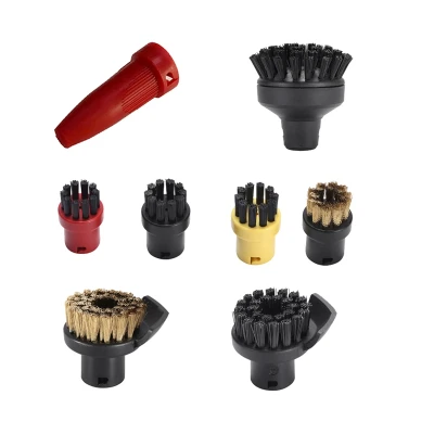 Power Nozzle Cleaning Brush Round Brush Replacement Kit for Karcher SC1 SC2 SC3 SC4 SC5 Steam Cleaner Vacuum Cleaner
