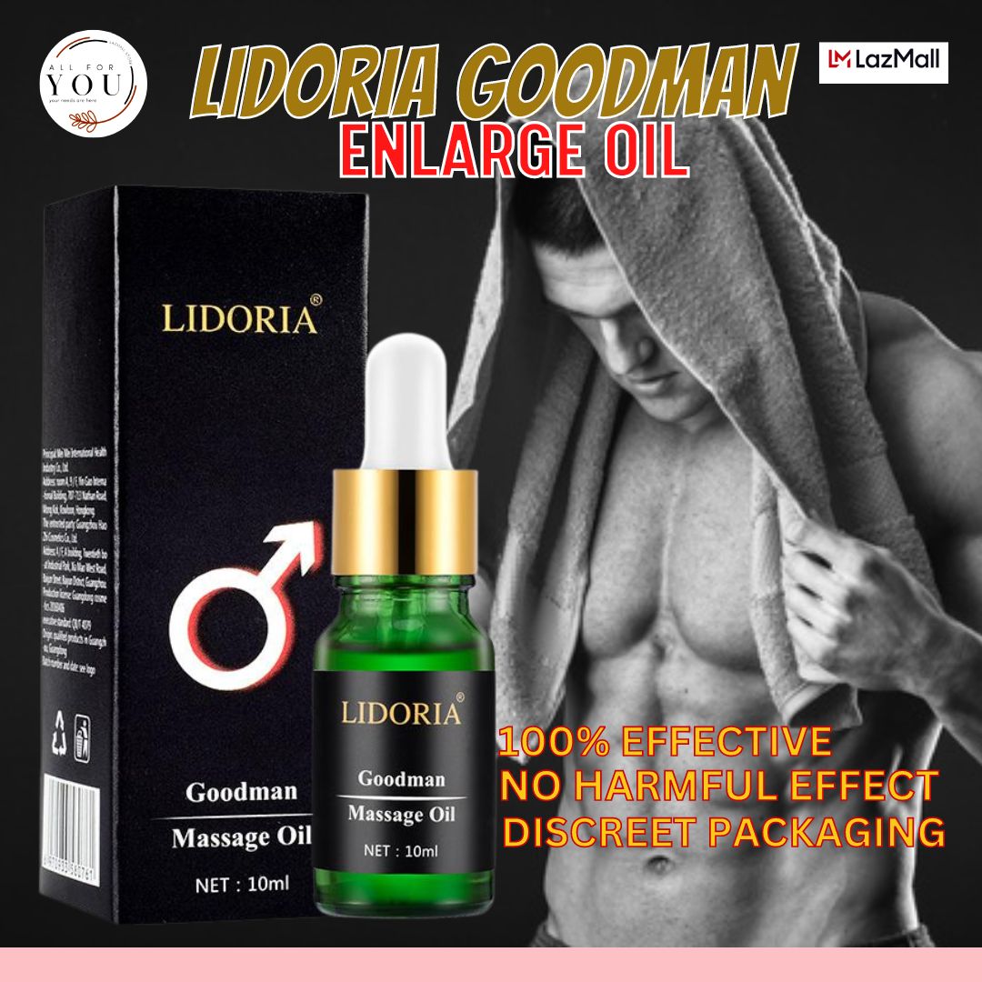 Lidoria Goodman Massage Oil 100% Organic Herbal Essential Penis Enlarger  Massage Oil 10ml Improve The Quality Of Sexual Life and Enhance Your  Performance In Bed | Lazada PH