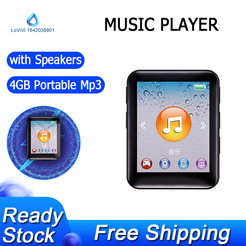 1.8 Inch MP3 Player Button Music Player 4GB Portable Mp3 Player with