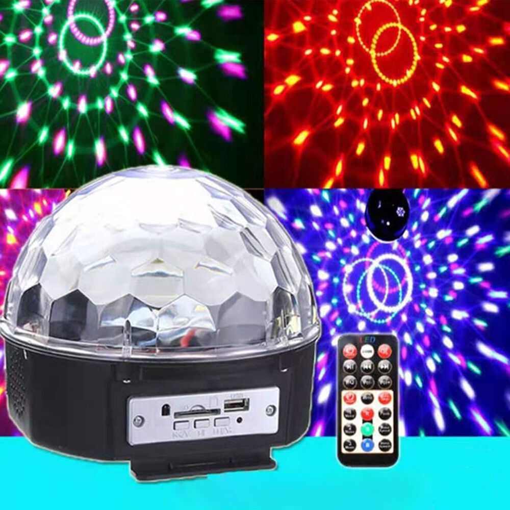 led magic ball light remote control