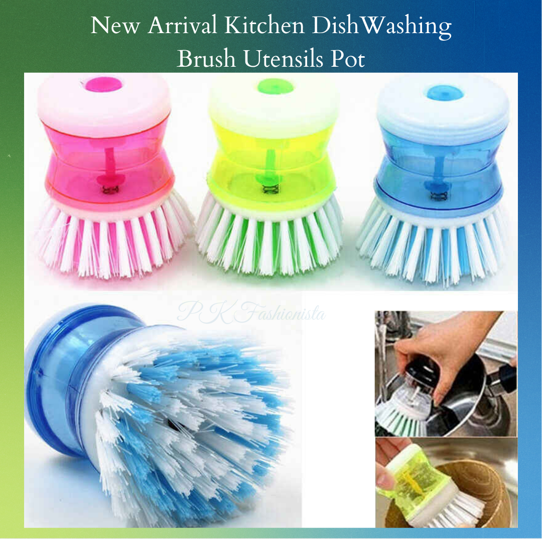 Kitchen Wash Pot Dish Brush Washing Utensils with Washing Up