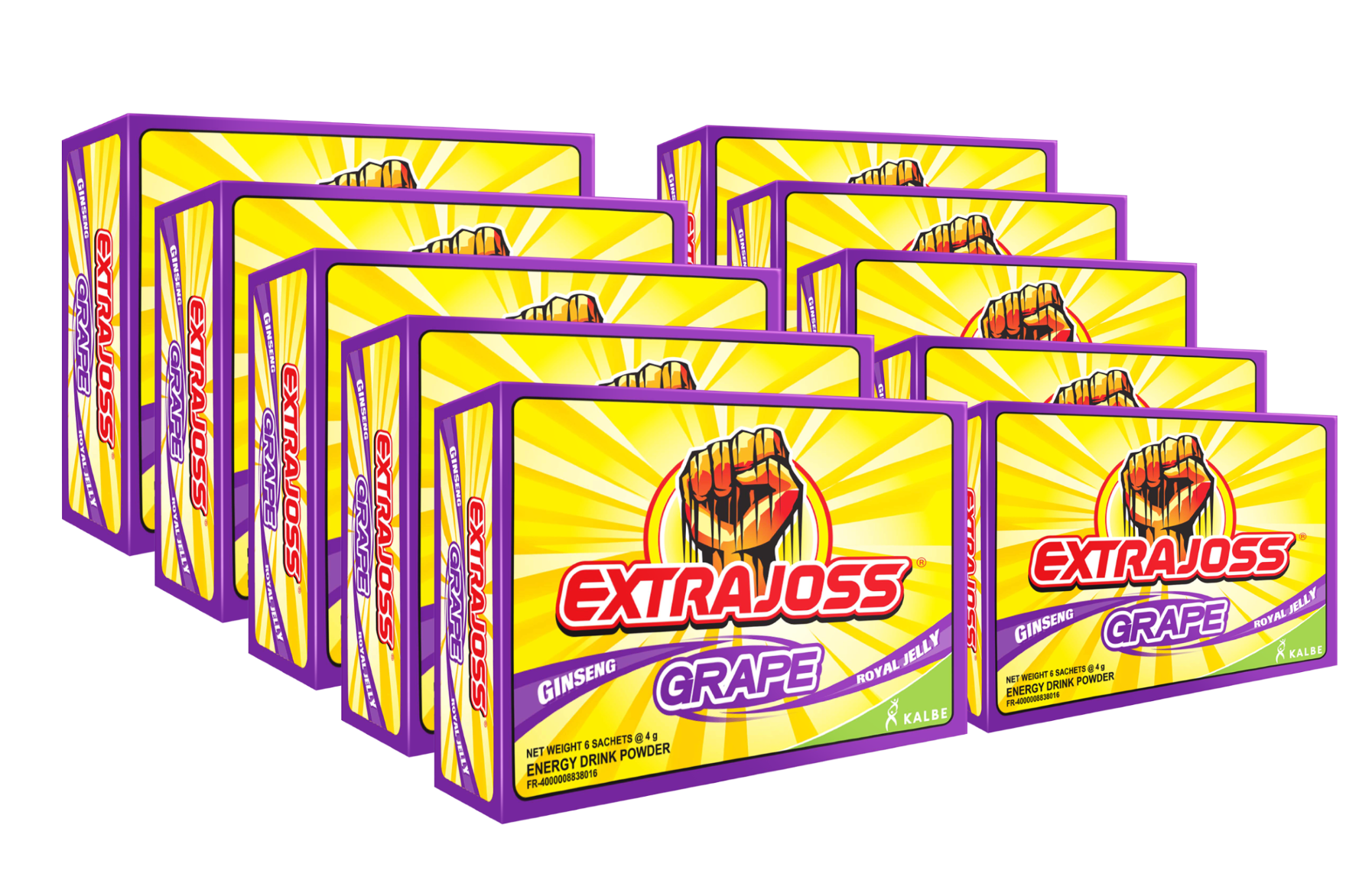Extra Joss Energy Drink Grape Flavor 10 Packs (60 Sachets) Lazada PH