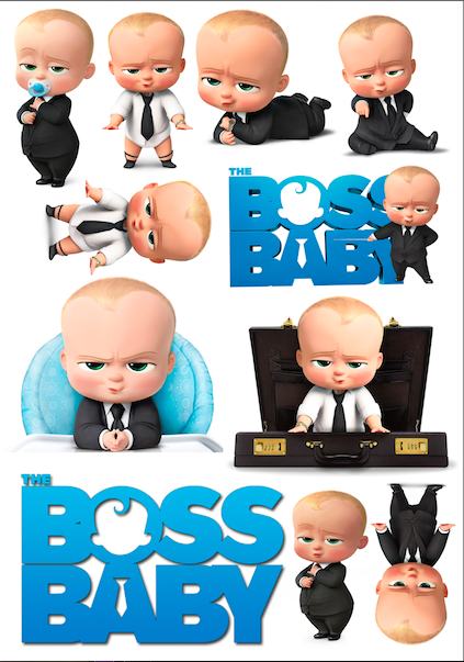 Customized Cake Toppers Baby Boss With Name And Age Lazada Ph