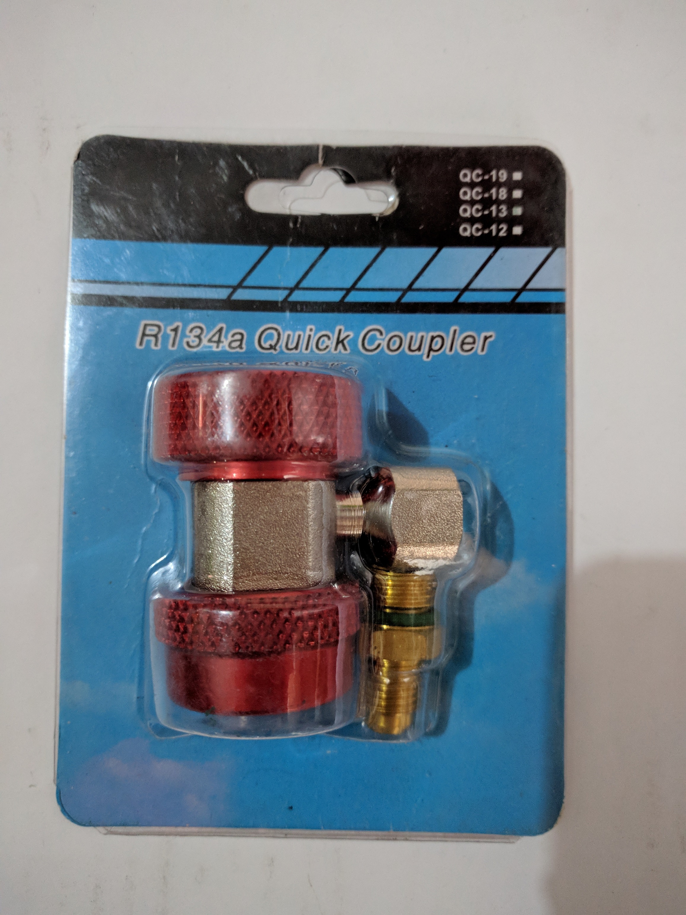 Heavy Duty Quick Coupler for Manifold Gauge High Side (Red) Adaptor