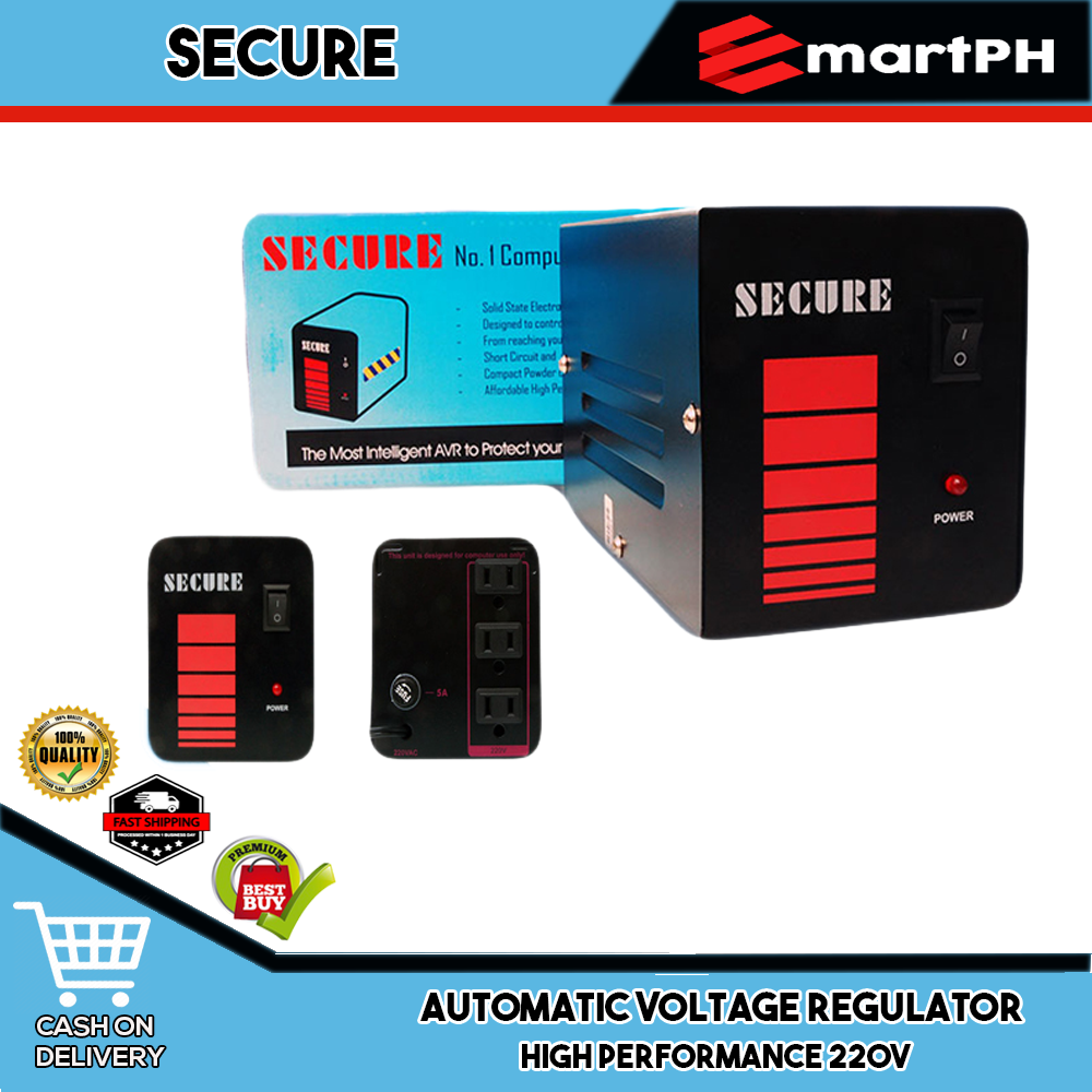 BEST BUY EmartPH Secure AVR High Performance 220V Computer AVR 500W