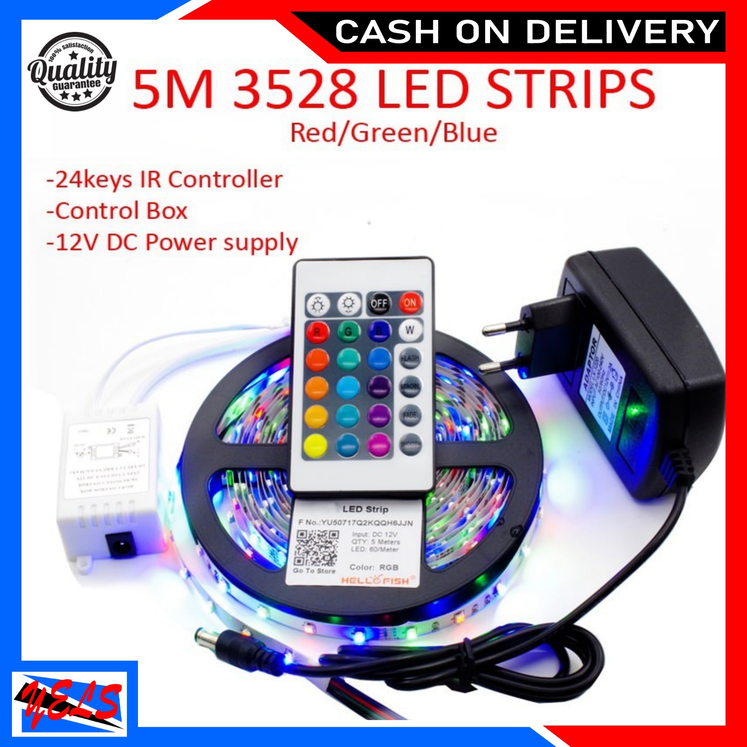 5m led strip lights with remote