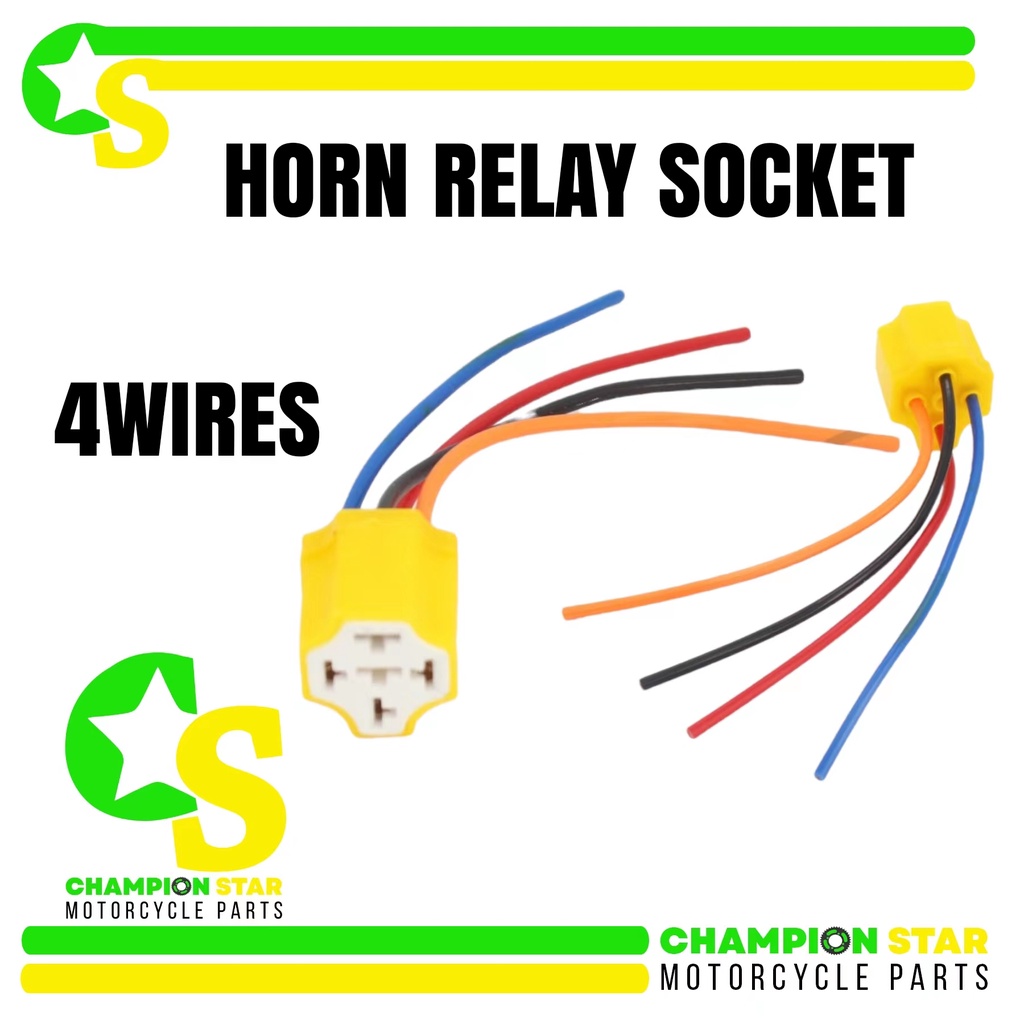 MOTORCYCLE PARTS HORN RELAY SOCKET 4 WIRES, 5 WIRES Lazada PH