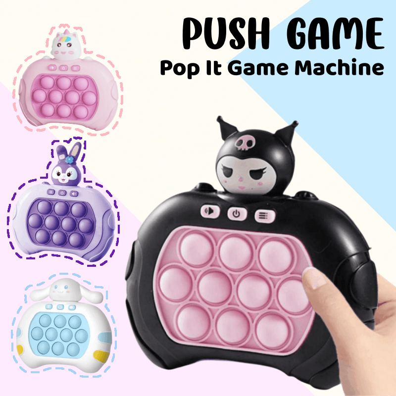 Pop Quick Push Bubbles Game Machine Kids Cartoon Fun Whac-A-Mole