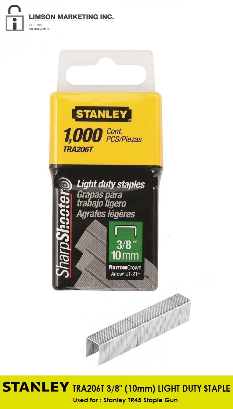 Stanley Staple Wire for Stanley TR45 and Arrow® JT21 Gun Tackers Lazada PH