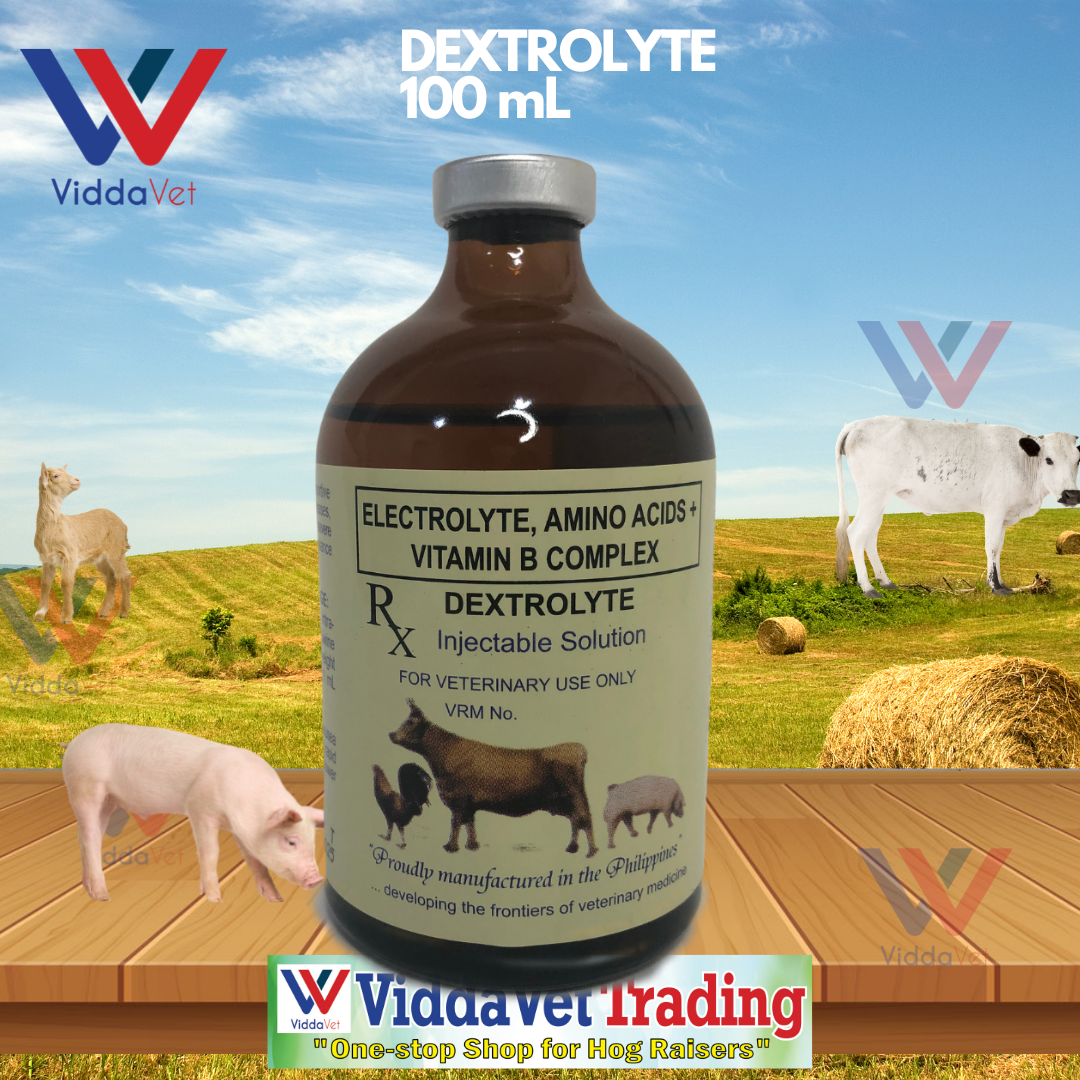[Viddavet] 100ML Dextrolyte Electrolytes, Amino Acids plus Vitamin B