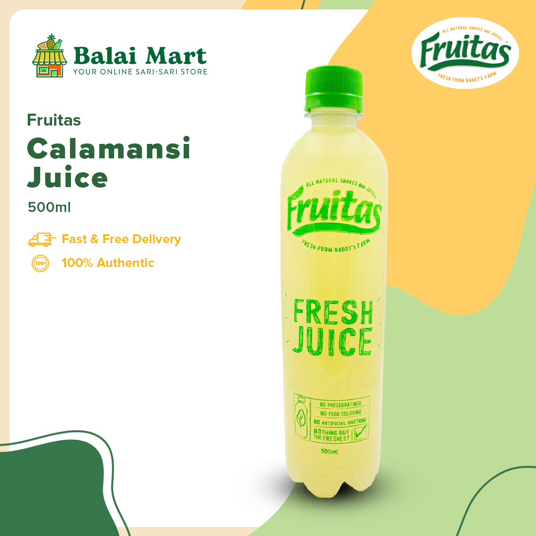 Fruitas Fresh Calamansi Juice 500ml - Fresh Fruit Juice Drink ...