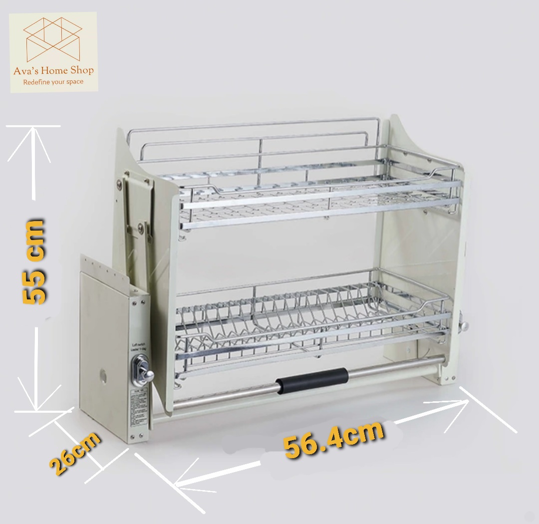 pull down plate rack, pull down dish rack pull down pantry basket