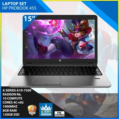 Laptop for sale / A series A10-7300 / Radeon R6 Graphics / 10 Compute / Cores 4c+6G / 1900Mhz / 8gb Ram / 120gb SSD / 15 Inches Screen size / Ready to use
