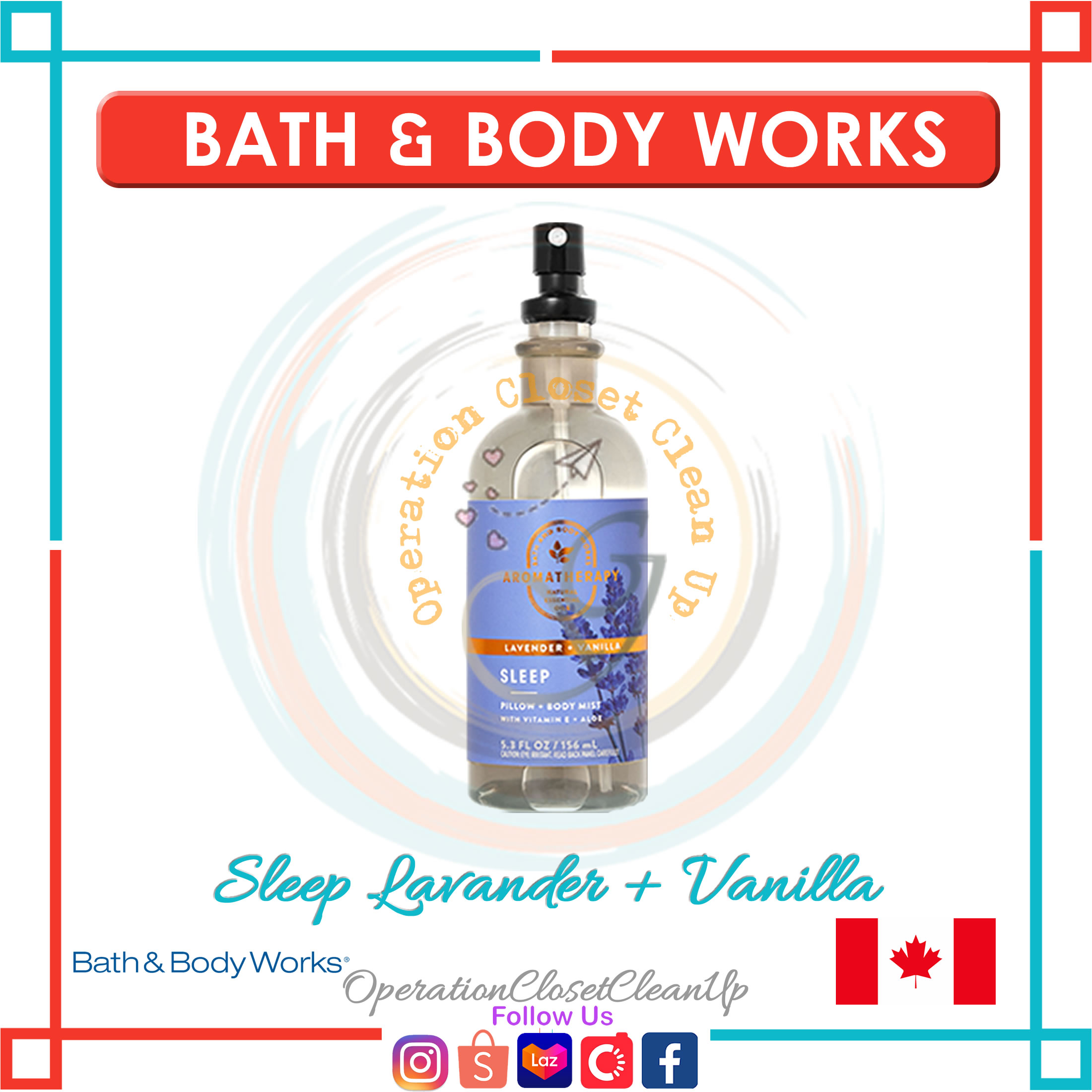 🇨🇦 Bath & Body Works Pillow + Body Mist, 156mL Lazada PH