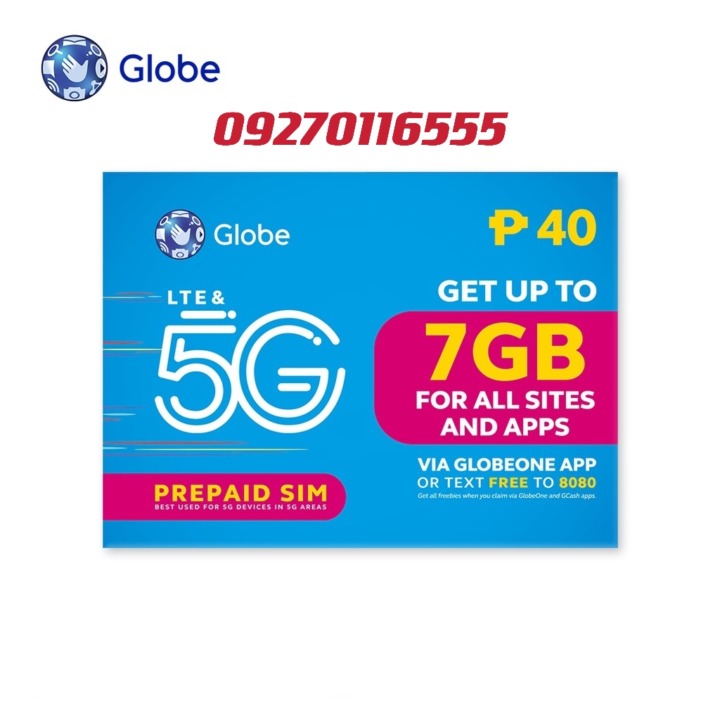 Special phone number card, LTE & 5G, mantissa 777 & 555 Lazada PH