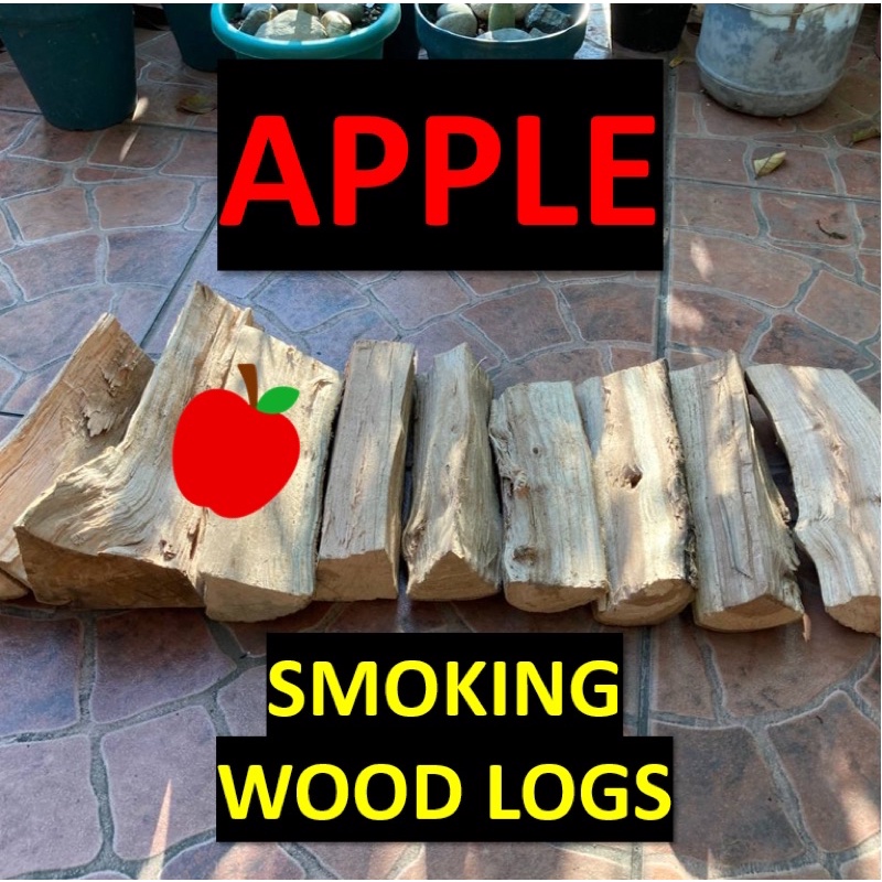 Apple Wood Logs Low Moisture Smoking 1kg (2535cm) Lazada PH