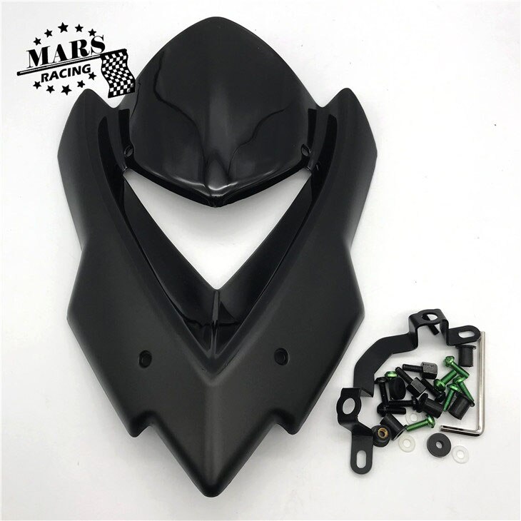 Motorcycle windscreen viser visor windshield deflector fits for kawasaki z1000 2014 2015 2016 2017 2018 2019 2020 z-1000 z1000