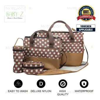 polka dot diaper bag