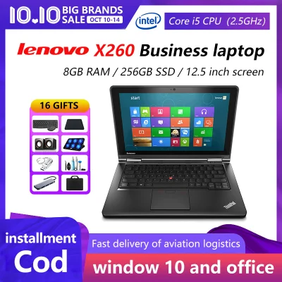【laptop for sale brand new lowest price+10 gifts】laptop for sale brand new I X260 I 12.5in 1080P I 720p camera+HDMI I Sixth generation processor I Core i5 I 4G/8G Memory I 256GB SSD I Light and portable I Suitable for current education / study / work