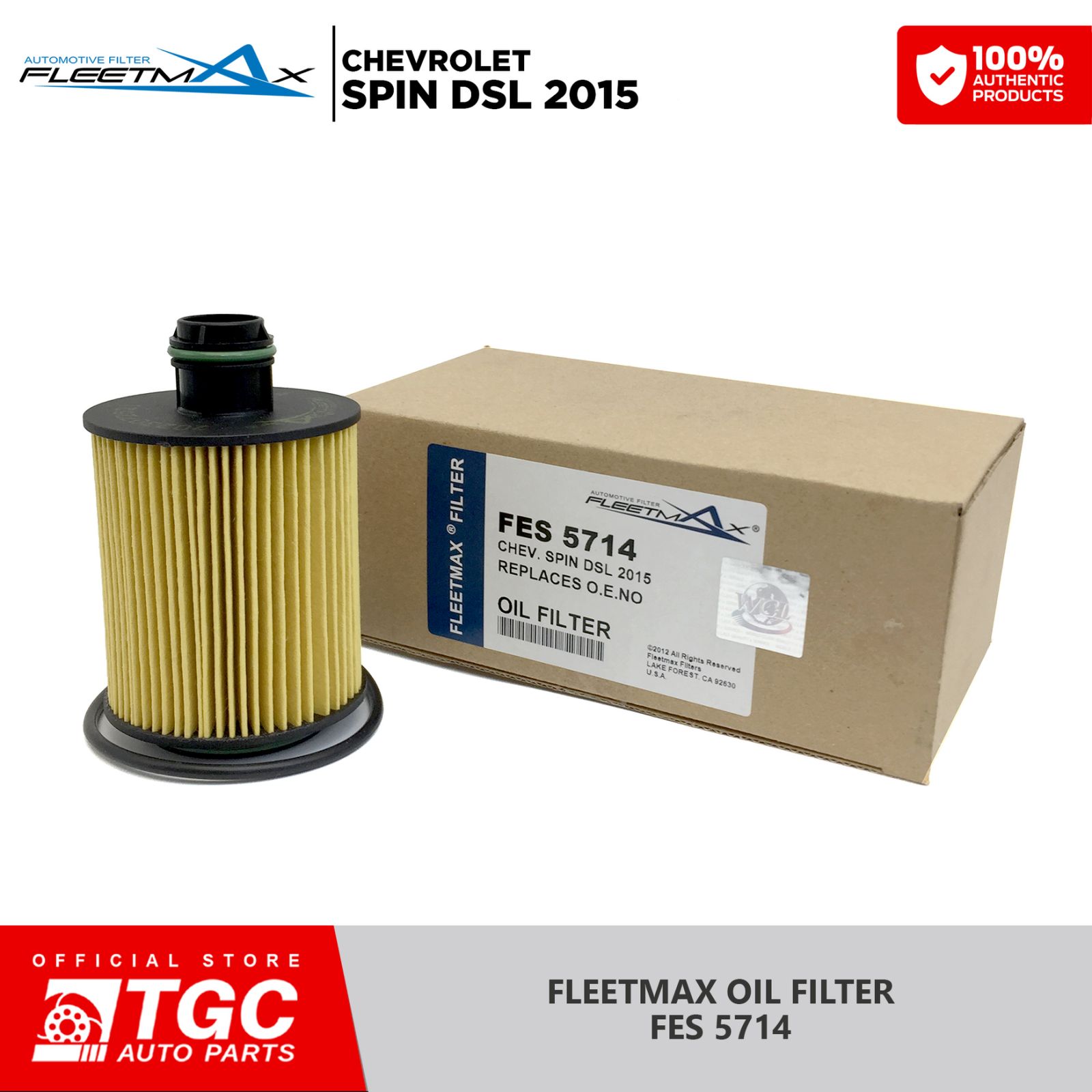 Fleetmax Oil Filter Chevrolet Spin 1.3 TCDi Dsl 2014 - 2017 FES5714 1pc |  Lazada PH 燃料蒸発制御 Compatible With Chevrolet For Spark 2013-2015 For Prisma Fo