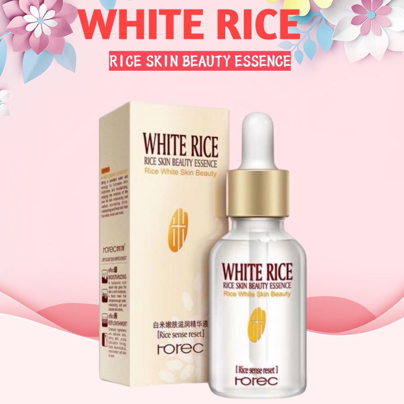 White Rice Serum 15ml Rice Skin Beauty Essence Reduces Wrinkles Dark