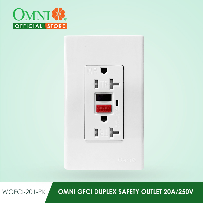 OMNI GFCI Duplex Safety Outlet 20A/250V WGFCI201PK Lazada PH