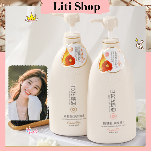 JAPANESE CAMELLIA SHAMPOO CONDITIONER Perfume set hair care Hair loss Hair treatment 650ml