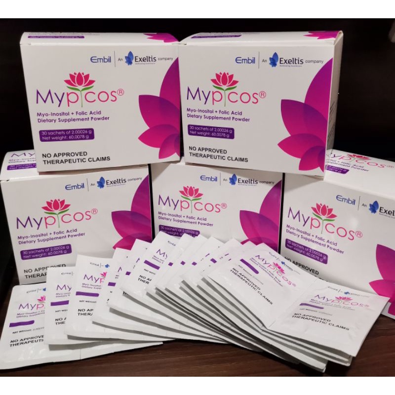 Mypicos ORIGINAL PCOS Myoinositol with Folic Acid Dietary Supplement