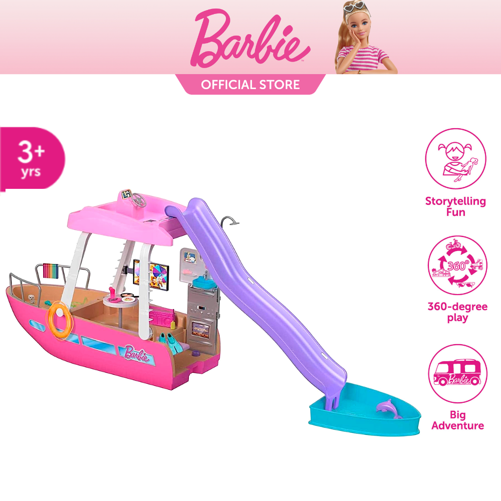 Barbie Dream Boat Playset with 20+ Pretend Play Accessories