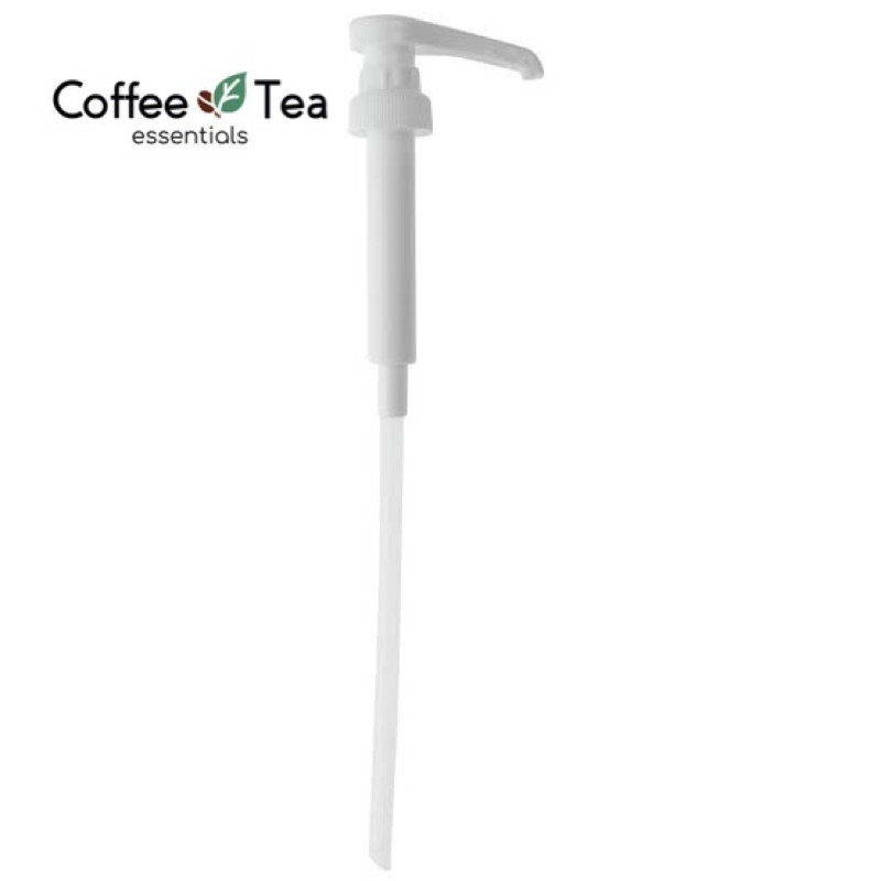 Coffee N Tea Essentials White Syrup Pump (Torani Pump Davinci Pump Starbucks Pump Serenity Pump