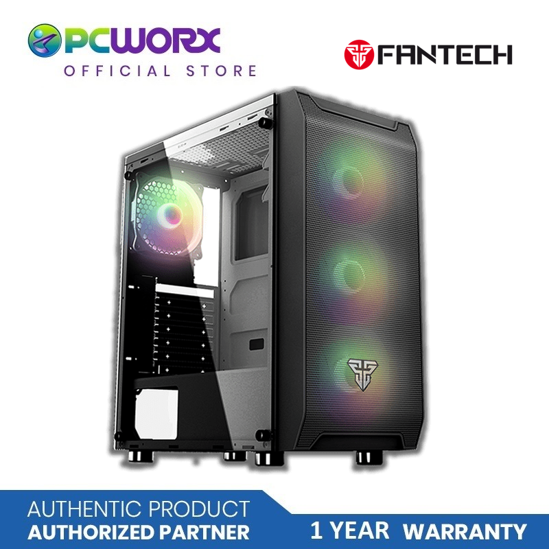 Fantech Aero CG80 RGB TG Middle Black Tower Case Computer Case
