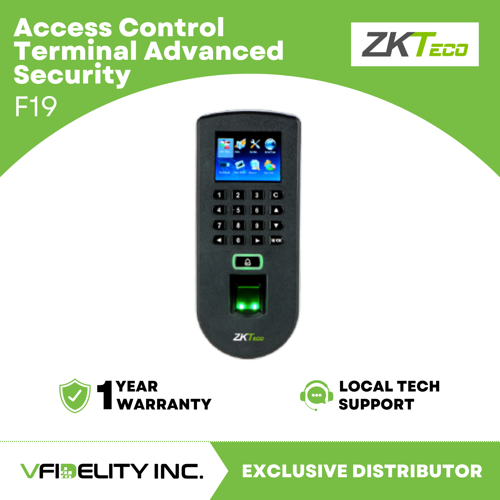 ZKTeco Access Control Terminal Advanced Security Lazada PH