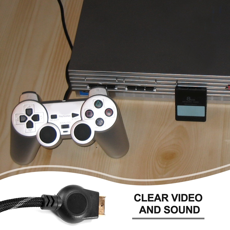 Suitable for PS2/PS3 Component Cable 1.8M Suitable for PS 2/3 High Resolution Game Cable Accessories
