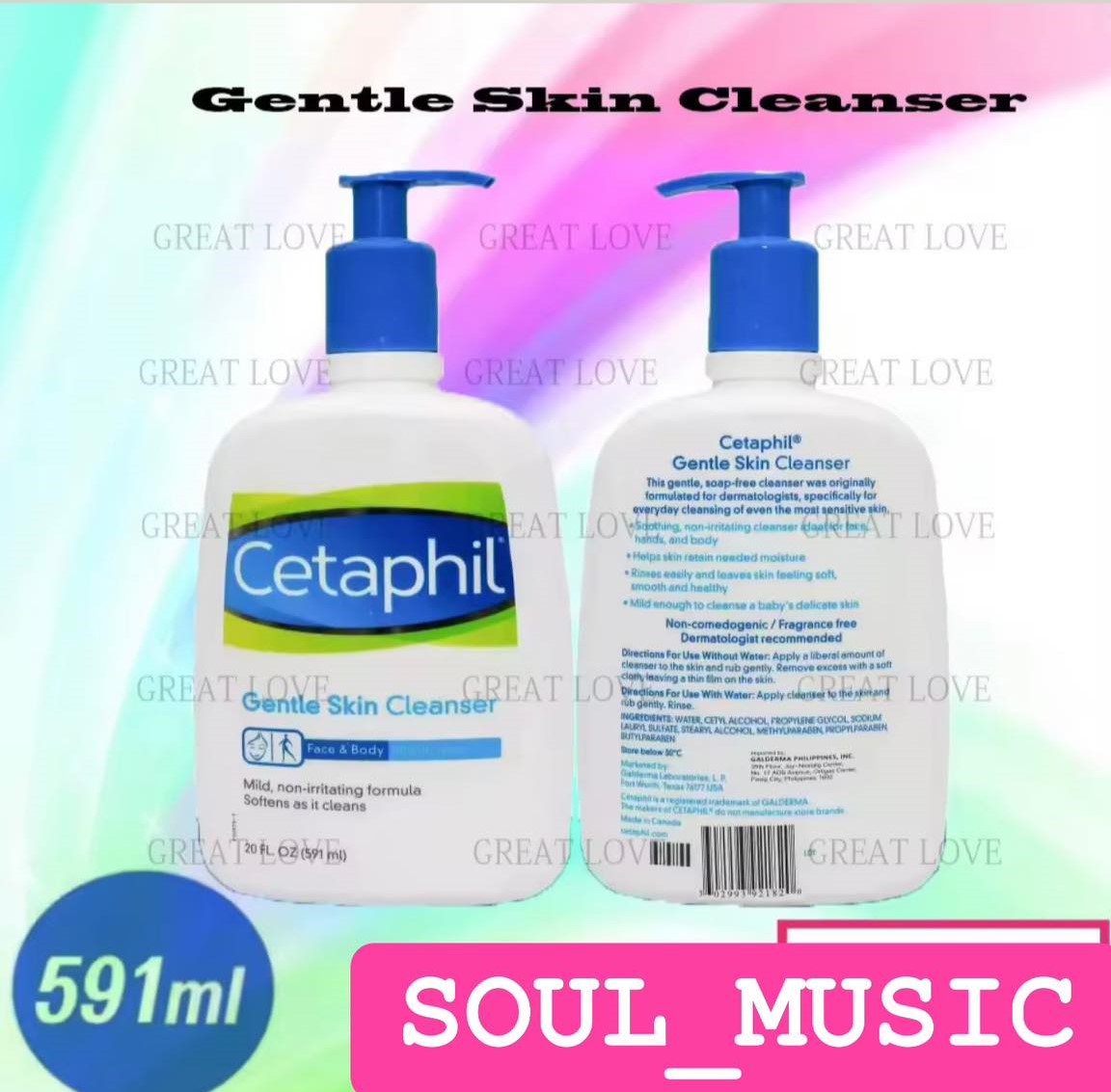 Cetaphil Whitening lotion / Cetaphil Moisturizing Lotion 591ml (BLUE) / Cetaphil Gentle Skin