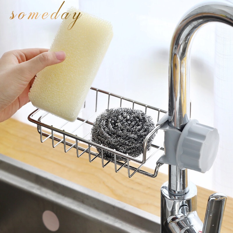 freemarketshop Stainless Steel Sink Faucet Kitchen Faucet Rack Sink ...