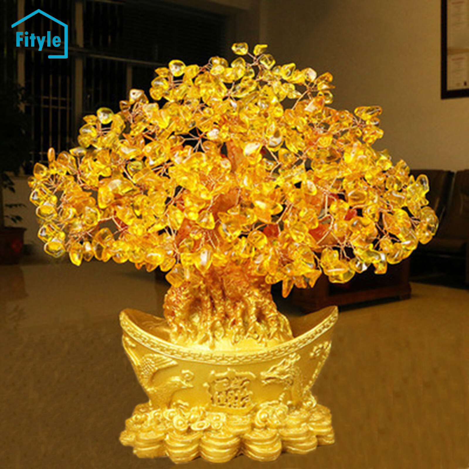 Regali Spiritualità Tradizionale Ciotola Feng Shui Fityle In Ottone - Decorazione Tradizionale Cinese Per Casa E Ufficio Portafortuna Decorativo