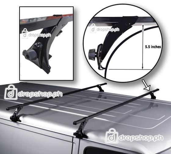 Universal 5 inches Low Gutter Mount Roof Rack Cross Bar Racks 54 inches