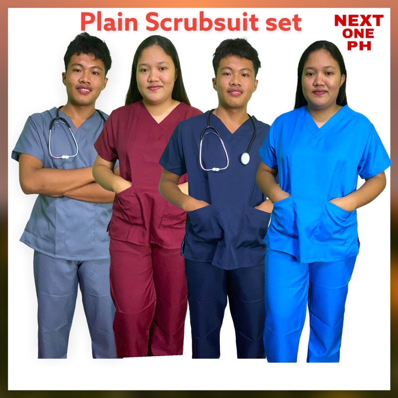 In stock in our shop ♠medical uniform plain set scrub suit♨ Lazada PH