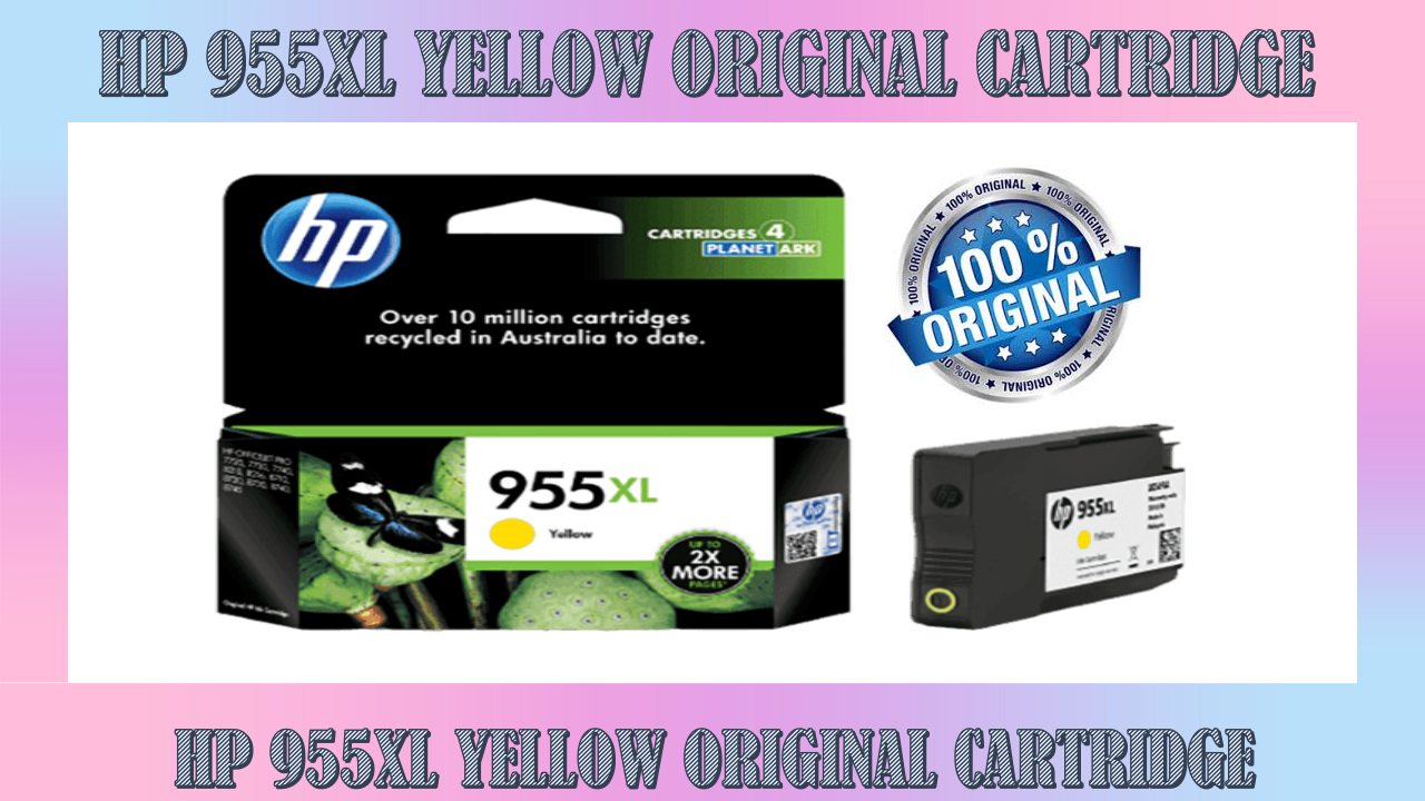 HP 955XL High Yield Yellow Original Ink Cartridge (L0S69AA) | Lazada PH