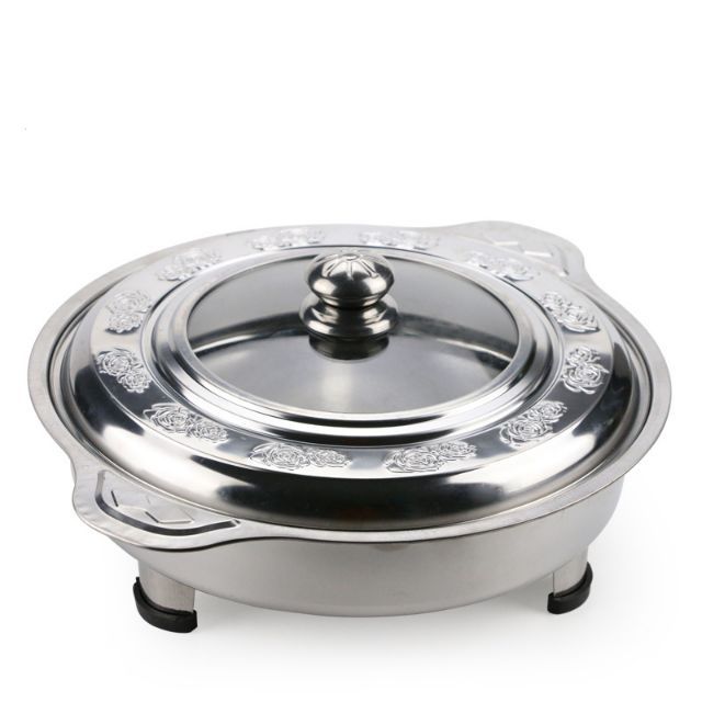 Round Stainless Food Warmer (37x31×16cm) Lazada PH