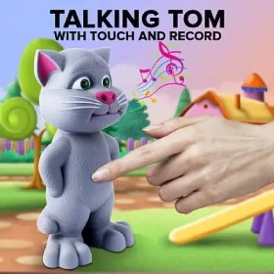 AI Touch Talking Tom Mimic Voice Figure