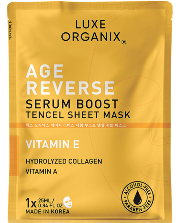 Luxe Organix Age Reverse Serum Boost Sheet Mask 25ml Lazada PH