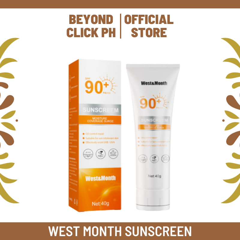 West Month Sunscreen For Face And Body Waterproof Sun Cream Refreshing
