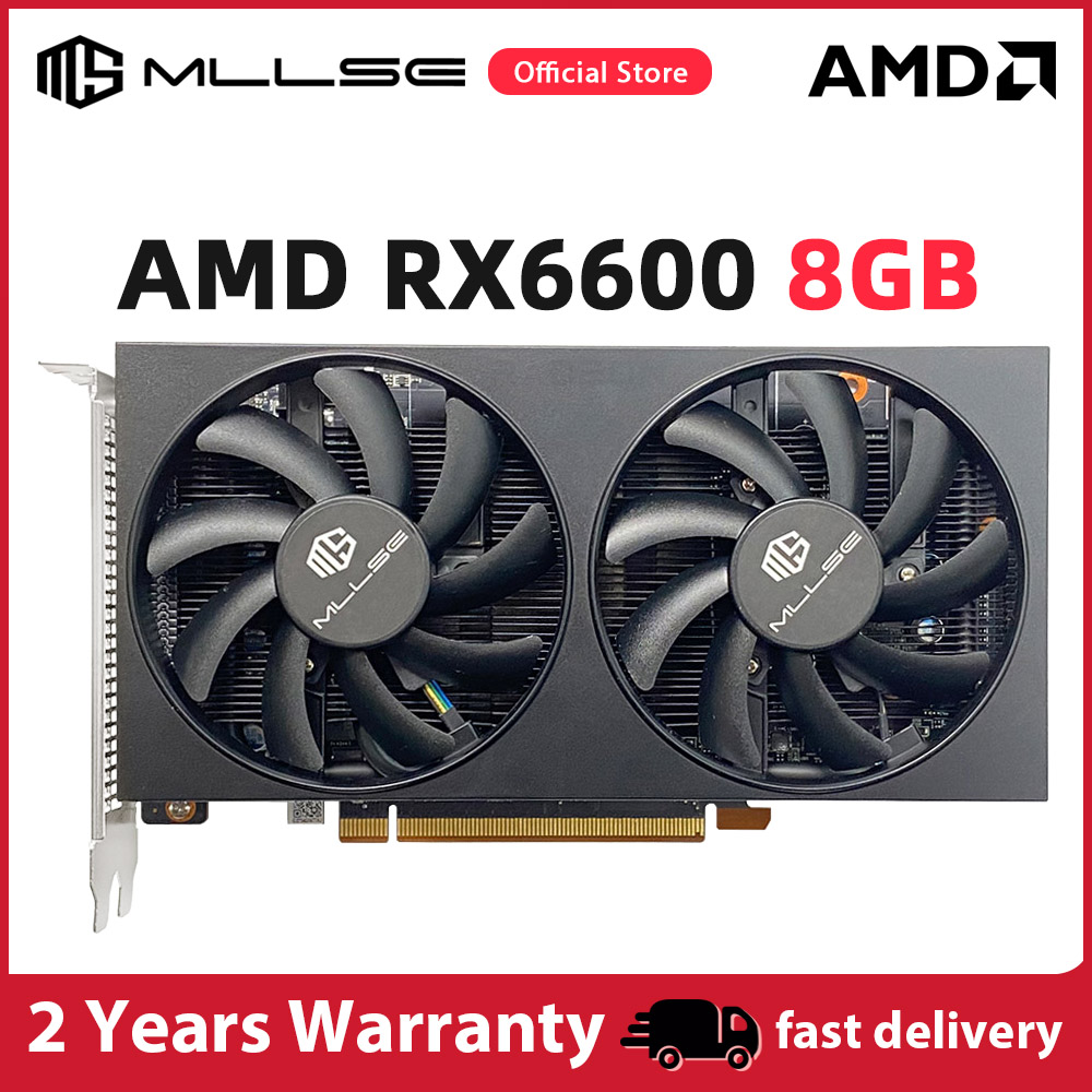 MLLSE AMD Graphics Cards rx 6600 RX6600M 8GB Video Card GPU GDDR6