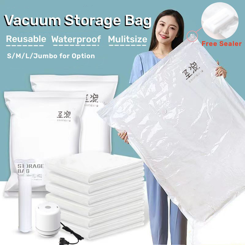 Clothes Compression Storage Bags Plastic Vacuum Packing Sacks MNKG | Shopee  Malaysia