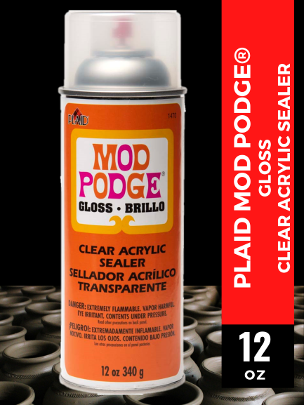 Mod Podge Clear Acrylic Aerosol Sealer - 11 oz Gloss