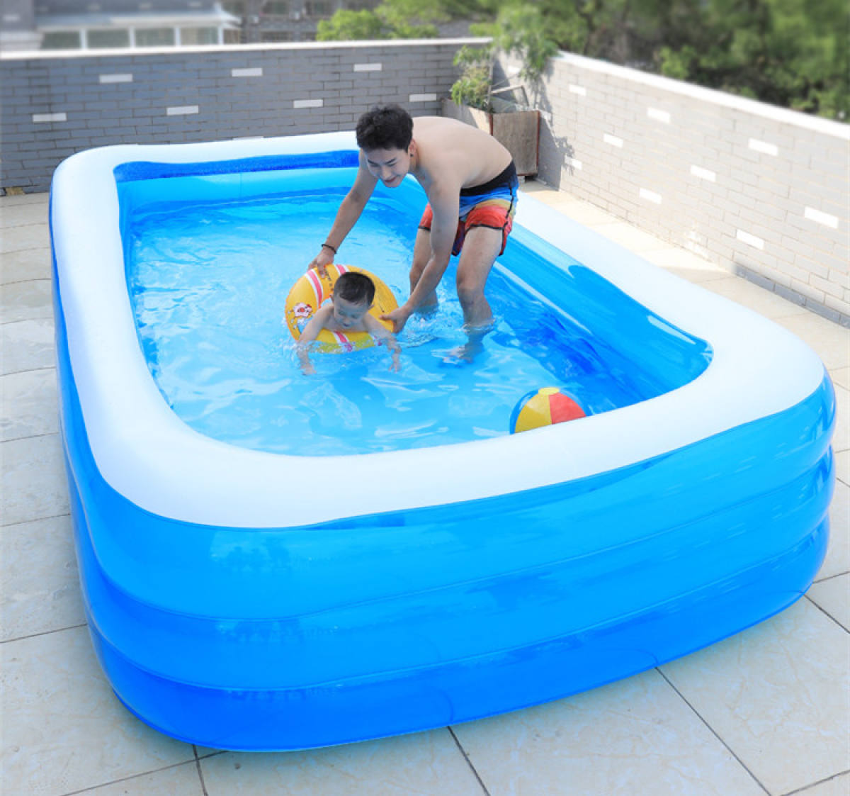 CT Layers Portable Inflatable Swimming Pool Family Pool
