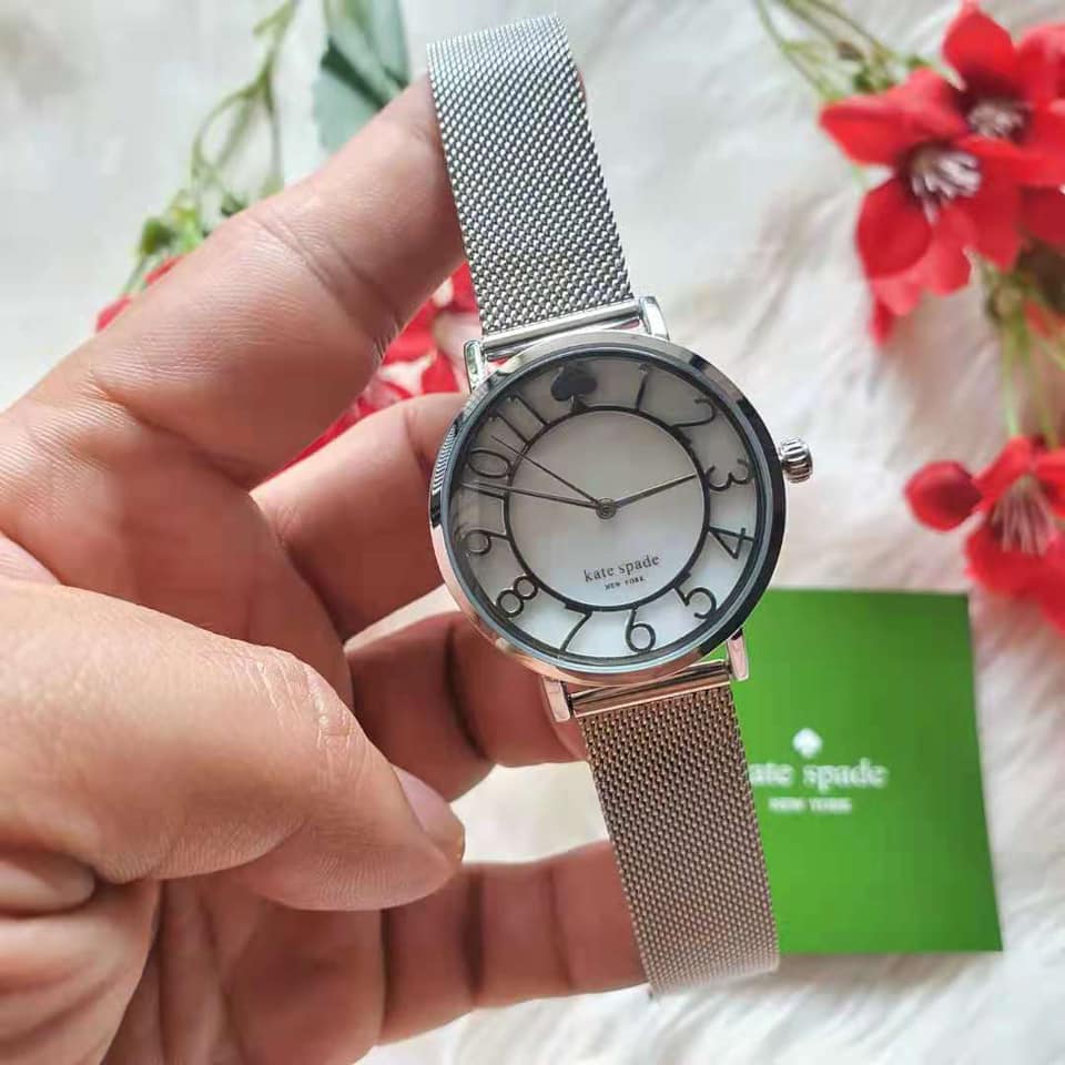 Watch for women Kate spade Stainless Pawnable Authentic watch With Box and  paper bag no manual Size 36mm | Lazada PH